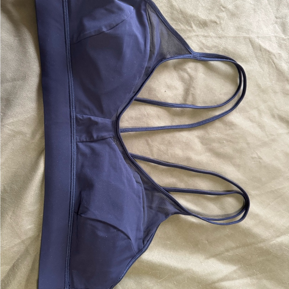 Navy Lululemon Anew Bralette Size 14